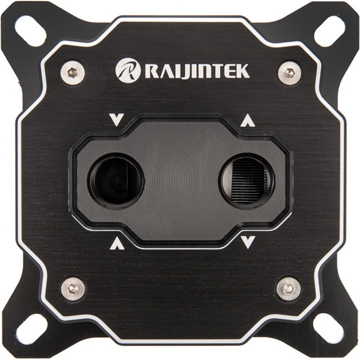 Actual product image Raijintek FORKIS ELITE RBW CPU Water Cooler - Nickel + POM