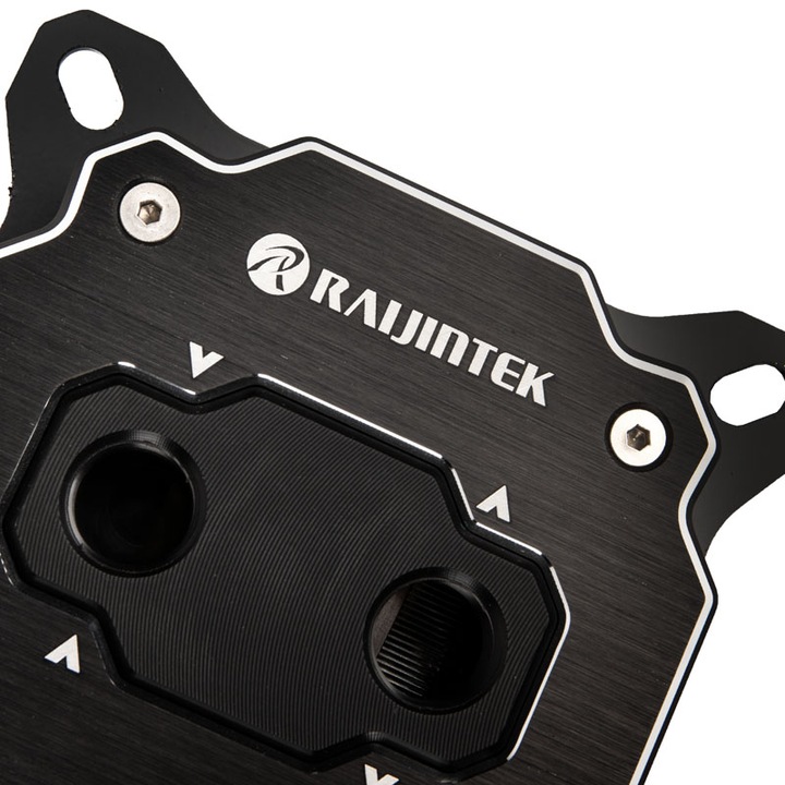 Actual product image Raijintek FORKIS ELITE RBW CPU Water Cooler - Nickel + POM