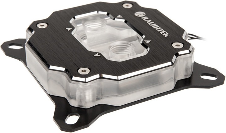 Actual product image Raijintek FORKIS PRO RBW CPU Water Cooler - Nickel + Acrylic