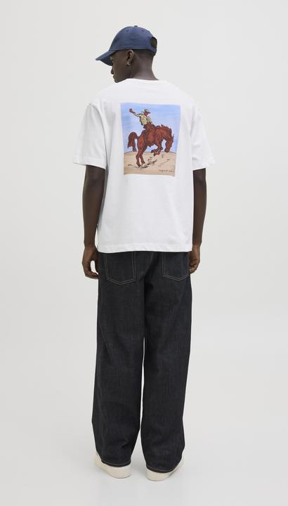Actual product image Jack & Jones Rückenprint Rundhalsausschnitt T-shirt T-shirt (XXL)