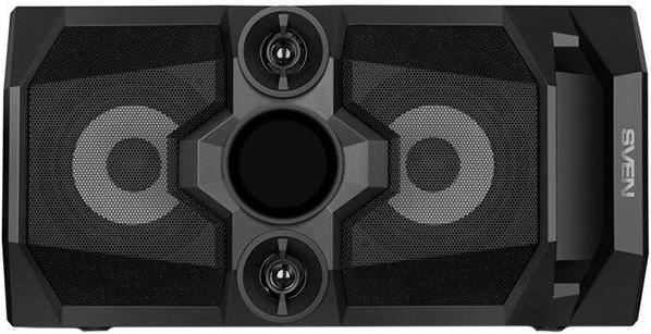 Produktbild Sven Speaker PS-650, juodas, power output 2x25W (RMS), TWS, Bluetooth, FM, USB, Micro SD, LED-displa (10 h, Akkubetrieb)