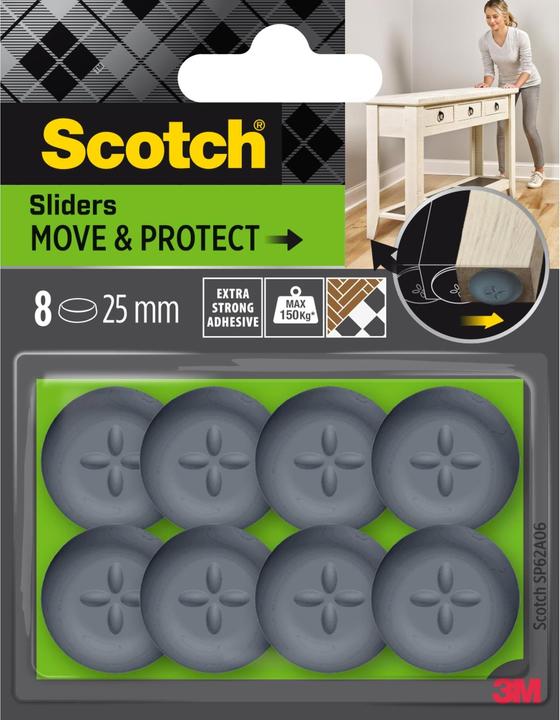 Scotch Verplaatsen en beschermen (Plastic glijders, 8 Stuk)