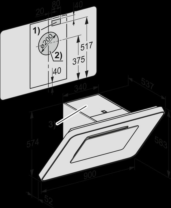 Produktbild Miele DA6999W (Wandhaube)