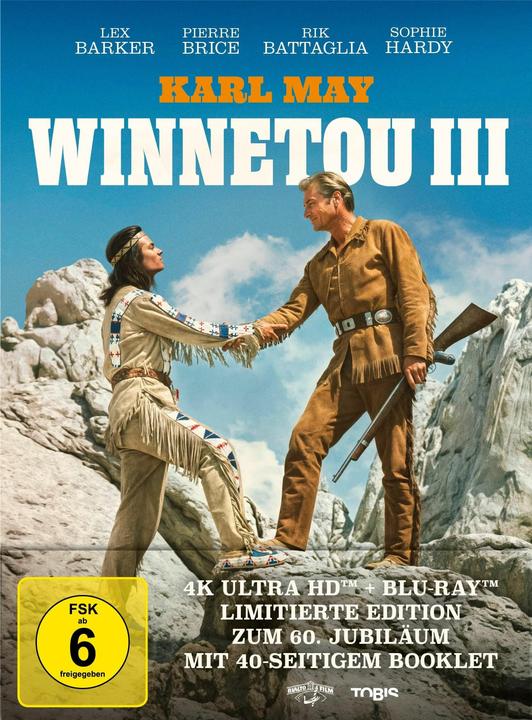 Winnetou III - 4K (Blu-ray 4k, Blu-ray, 2024, Allemand, Anglais)