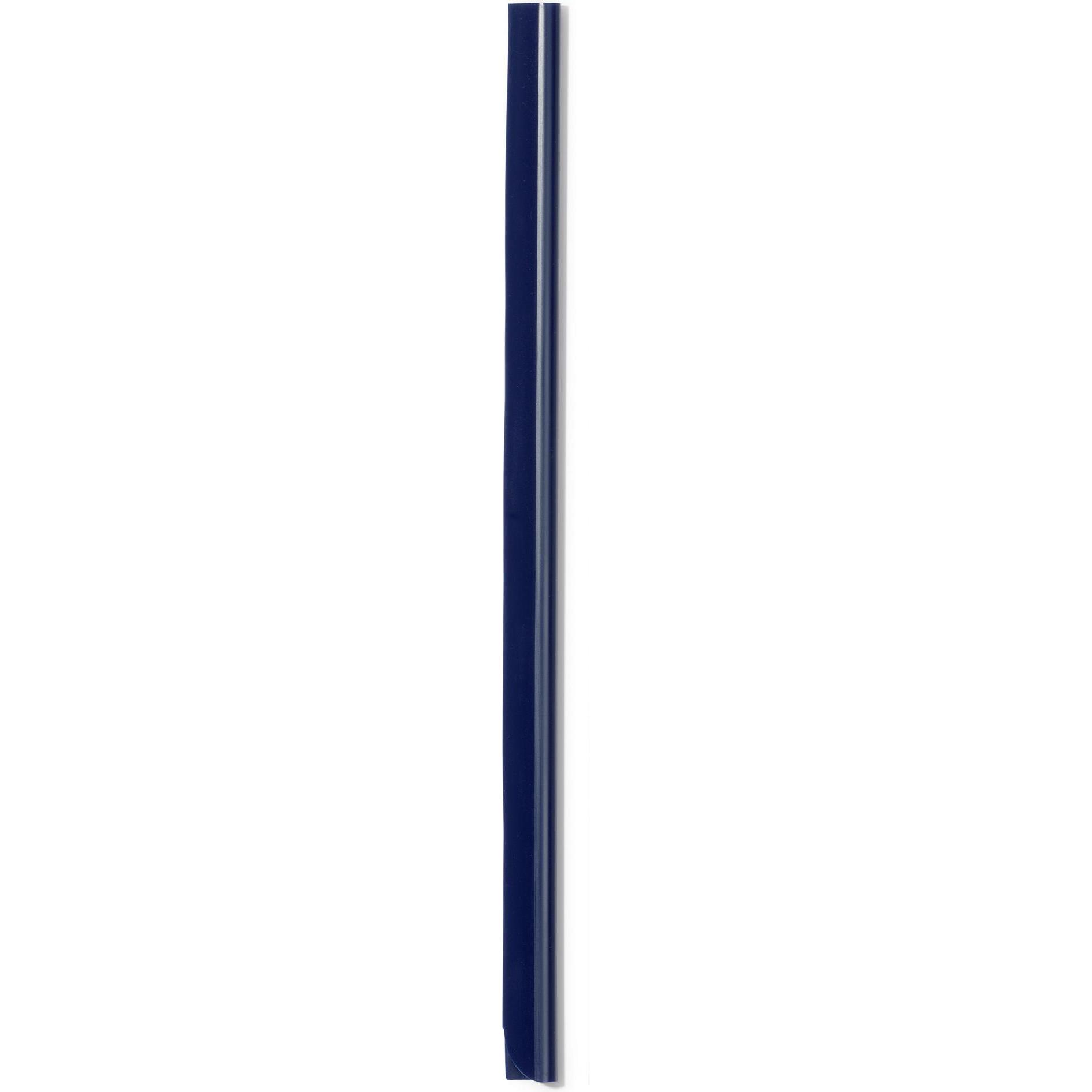 Durable, Büroklammer, Klemmschiene 3 mm, Dunkelblau, 50 Schienen (50 x)