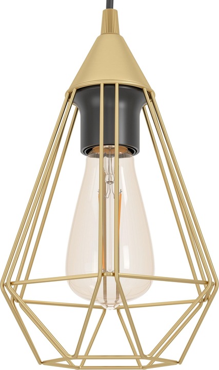 Immagine prodotto EGLO Lampada a sospensione TARBES 1x E27 Ottone spazzolato (E27, 0 lm)