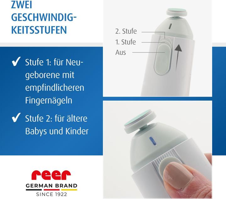 Image du produit Reer BabyCare Lime à ongles électrique