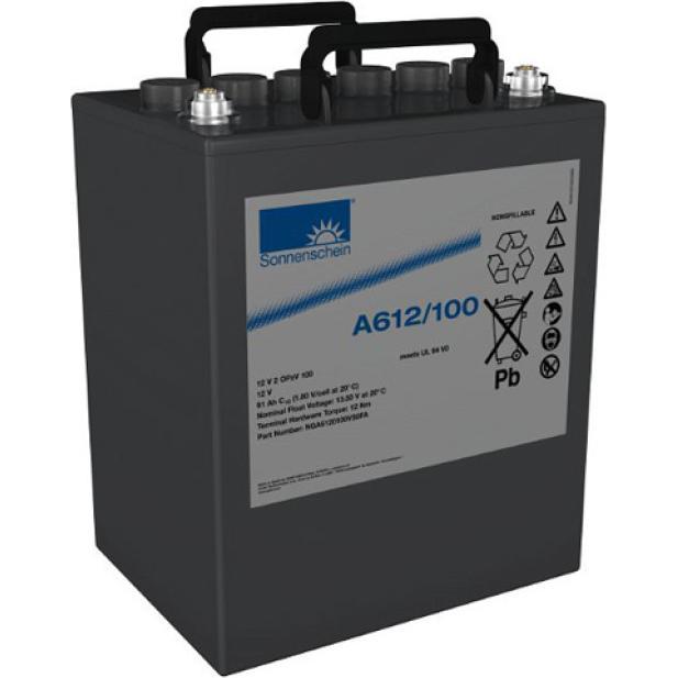 Exide, Versorgungsbatterie, Sonnenschein A612/100 Blei Akku mit M8 Schraubanschluss 12V, 100000mAh (12 V, 100 Ah)