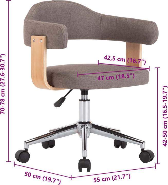 Produktbild vidaXL Esszimmerstuhl