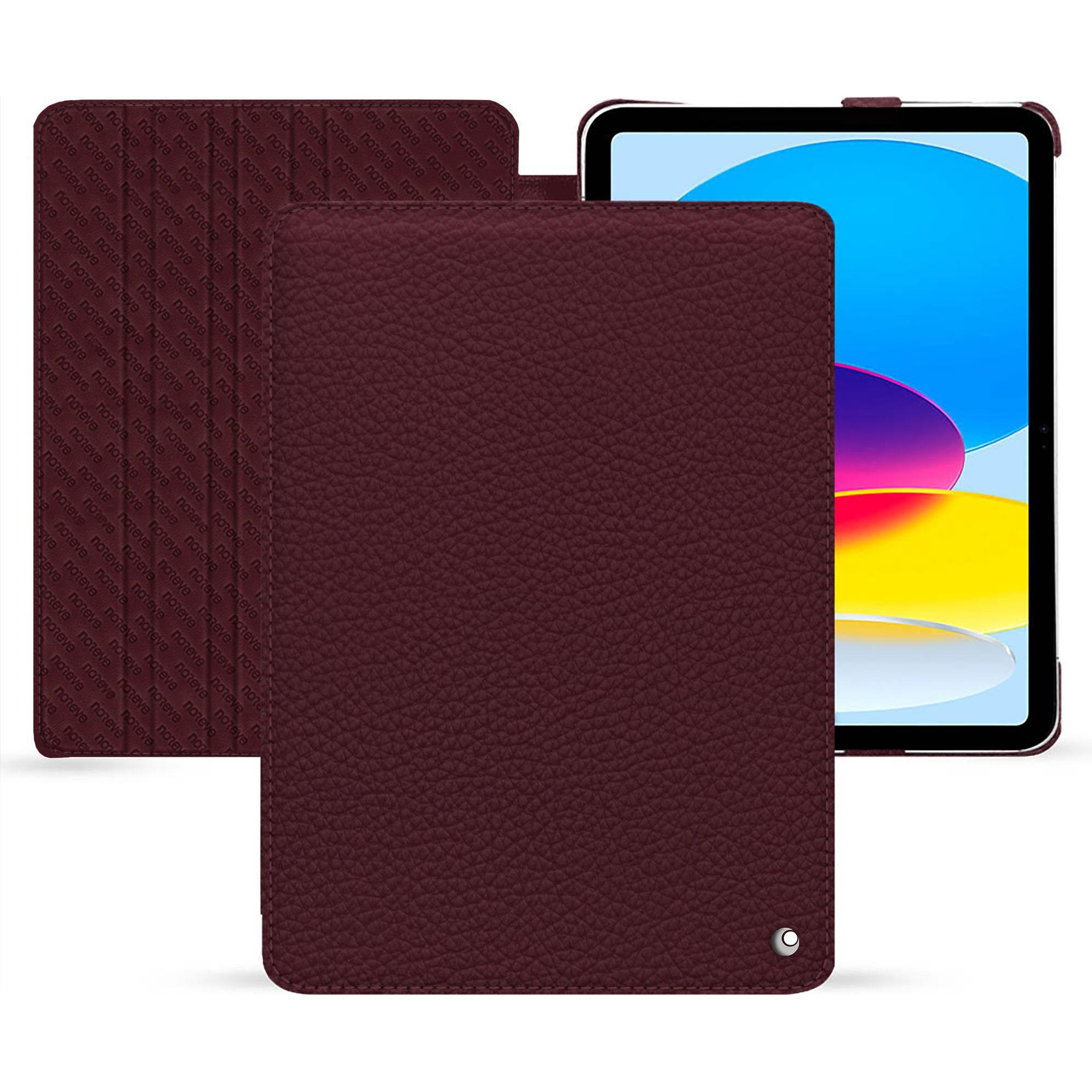 Noreve Lederschutzhülle horizontal (iPad 2022 (10. Gen)), Tablet Hülle, Violett