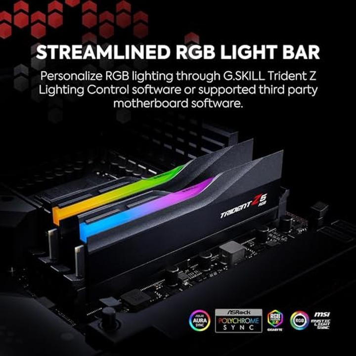 Actual product image G.Skill Trident Z5 RGB (2 x 16GB, 6000 MHz, DDR5 RAM, DIMM)
