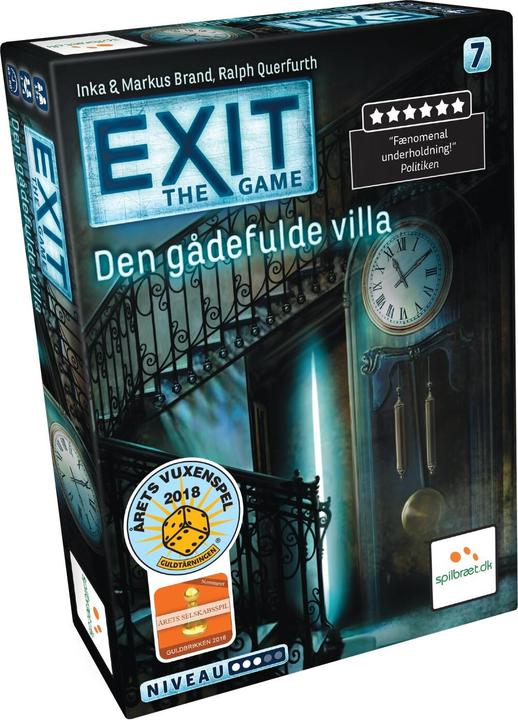 Actual product image Lautapelit EXIT 7: Den Gådefulde Villa (DA) (Danish)