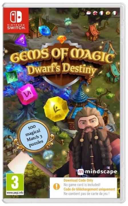 Actual product image Nintendo Gems of Magic: Dwarf's Destiny (Code in a Box) (Switch, Switch Lite, Switch OLED, EN)