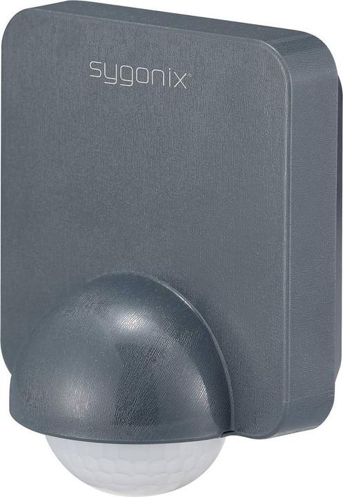 Actual product image Sygonix SY-5836536 Wall-mounted PIR motion detector 360° relay Dark grey IP54 (8 m)