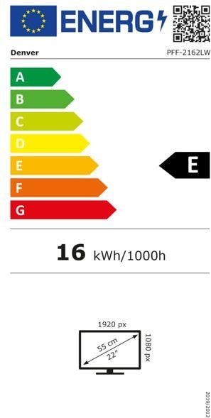 Actual product image Denver PFF-2162LW (21.50", 1920 x 1080 pixels)