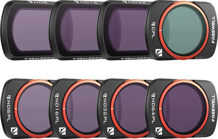 Freewell Jeu de 8 filtres Tous les jours