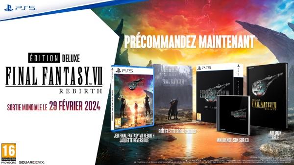 Image du produit Square Enix Final Fantasy VII Rebirth Édition de luxe (PS5, FR)