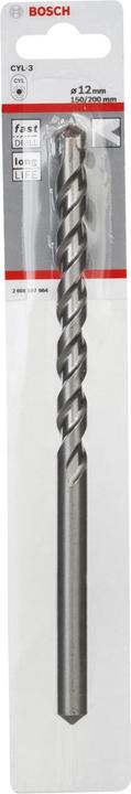 Actual product image Bosch Professional Zubehör Concrete drill CYL-3, 12 x 150 x 200 mm, d 10 mm, 1-pack (10 mm)