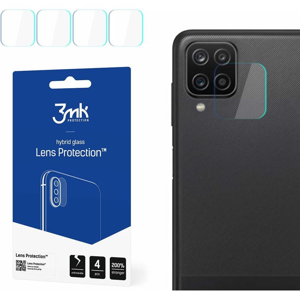 3MK Kamera-Schutzglas, Kameraglas (1 Stück, Samsung Galaxy A12), Smartphone Schutzfolie, Transparent