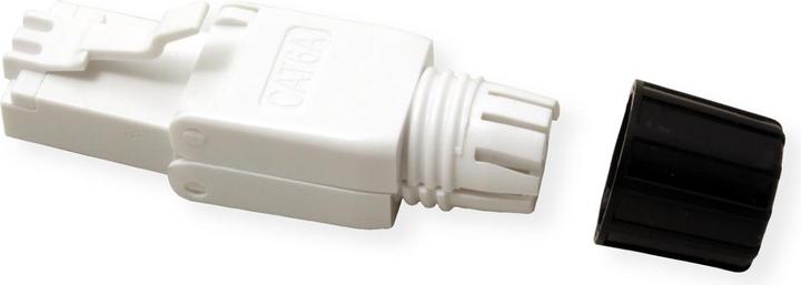 Actual product image Roline field-wireable RJ-45 plug Cat.6A (Class EA), UTP (Network cable plug)