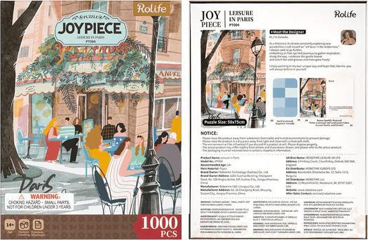 Immagine prodotto Robotime Leisure in Paris (1000 pezzi)