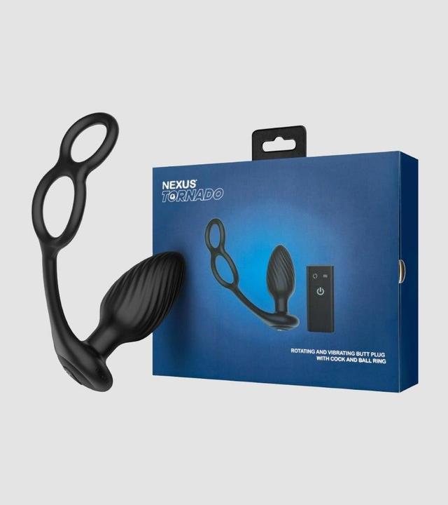 Produktbild Nexus Tornado Rotierende Analplug mit Cock & Ball Ringen