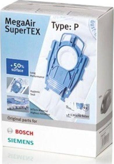 Produktbild Bosch Hausgeräte 8, Siemens Staubsaugerbeutel SuperTEX Typ P / BBZ41FP, VZ41AFP 468264 (4 x)