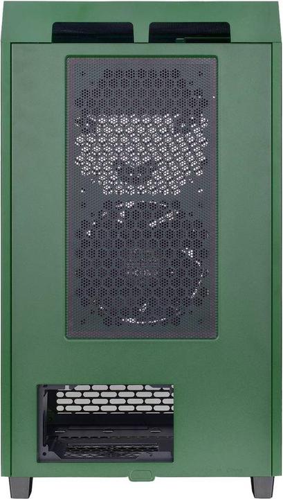Actual product image Thermaltake The Tower 200 (dark green, tempered glass) (Mini-ITX)