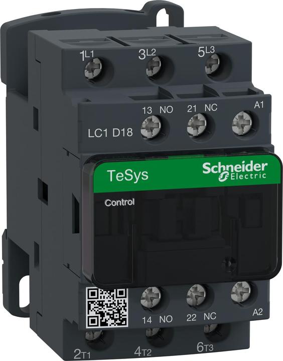 Actual product image Schneider Electric Contactor 3-pole 18A 115V 50/60HZ