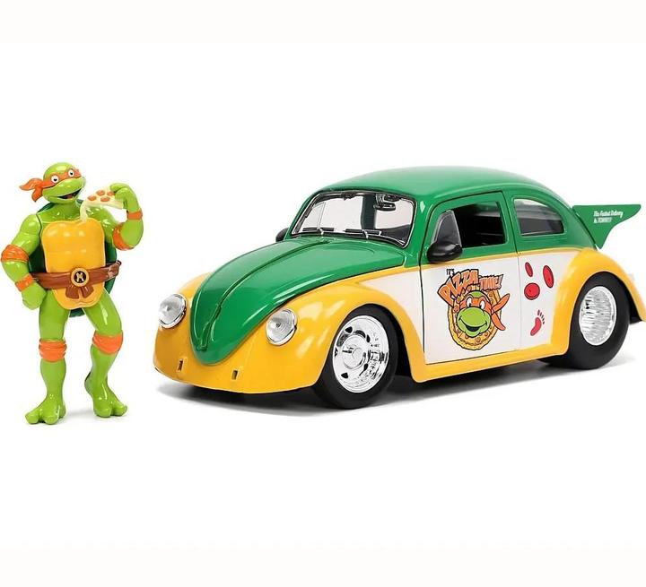 Actual product image Jada Turtles 1959 VW Drag Beetle