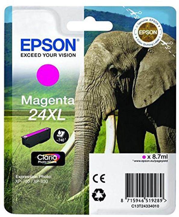 Actual product image Epson 24XL Claria Photo HD (M)