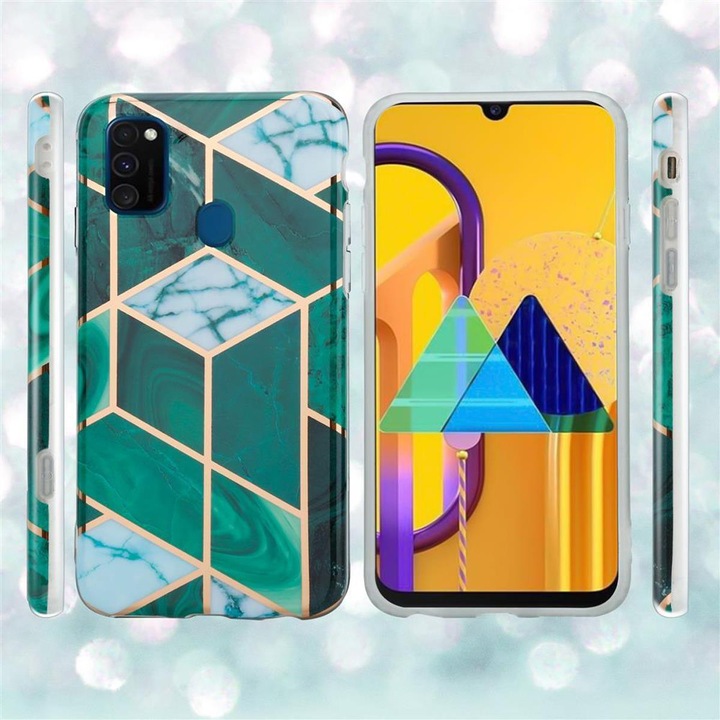 Actual product image Cadorabo IMD TPU Colorful Marble Cover (Huawei P20 Lite)