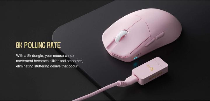 Image du produit Lamzu Maya X Gaming Maus - Cloud White (Sans fil, Filaire)