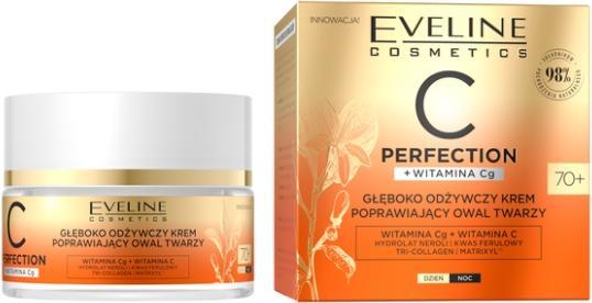 Eveline C Perfection Deeply Nourishing Face Oval Improving Cream 70+ Day/Night 50Ml (Suntan cream, SPF 50+, 50 ml)