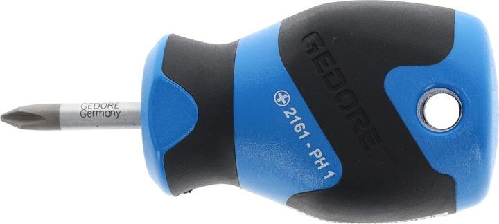 Actual product image Gedore 2161 PH 1 Screwdriver, cross recess PH 1, 75 mm (Phillipps cross recess (PH))
