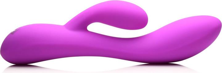 Frisky Wiederaufladbarer Flexibler Rabbit-Vibrator Aus Silikon Lila