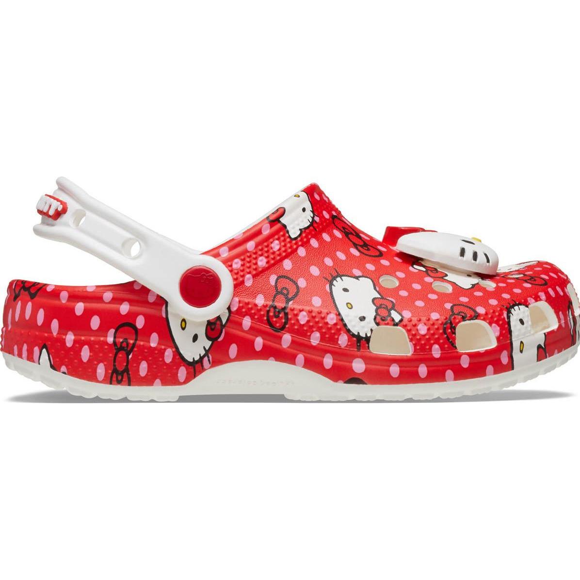 Crocs, Unisex, Hausschuhe, K's HelloKittyRed Classic Clog, Weiss, (32)