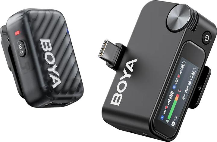 Actual product image Boya BOYAMIC 2-03 2.4G Wireless Microphone with AI chip