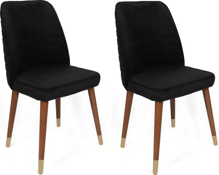 Black and walnut and gold