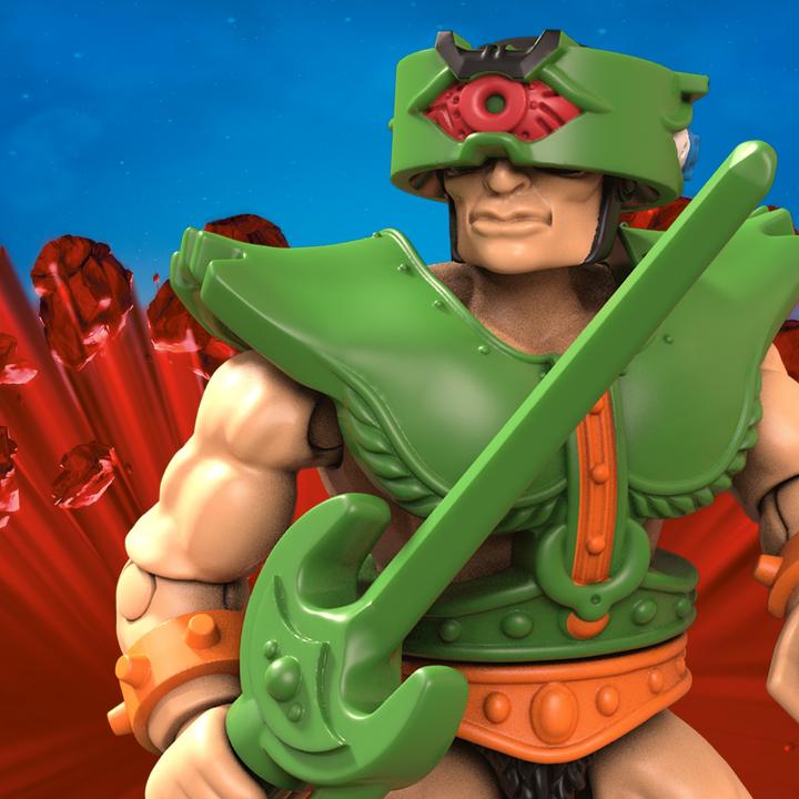 Actual product image Mega Construx Masters of the Universe Battle Ram and Sky Sled battle vehicle