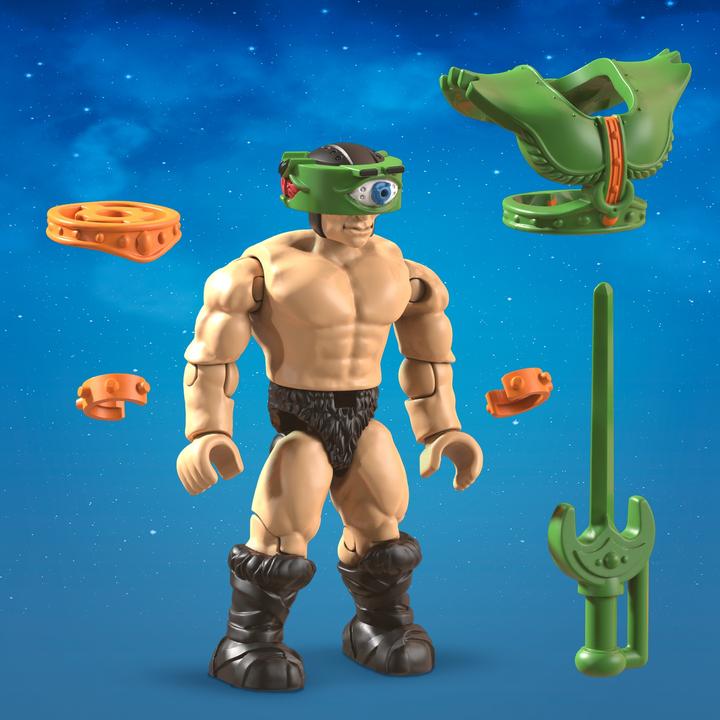 Actual product image Mega Construx Masters of the Universe Battle Ram and Sky Sled battle vehicle