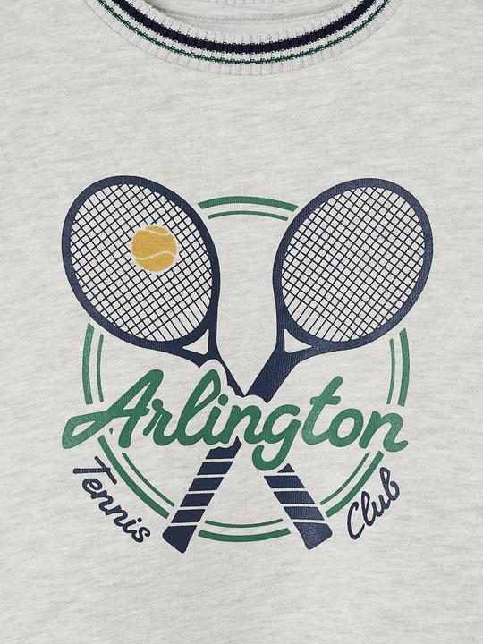 Immagine prodotto Vertbaudet Jungen Sweatshirt mit Tennis-Print, Recycling-Polyester (128)