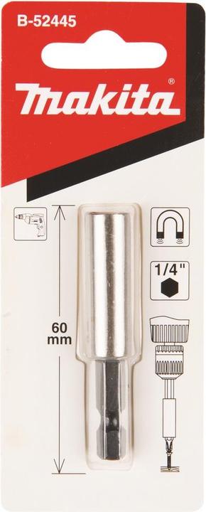 Image du produit Makita Porte-embouts Mag. 1/4"" 60mm (Porte-embouts)