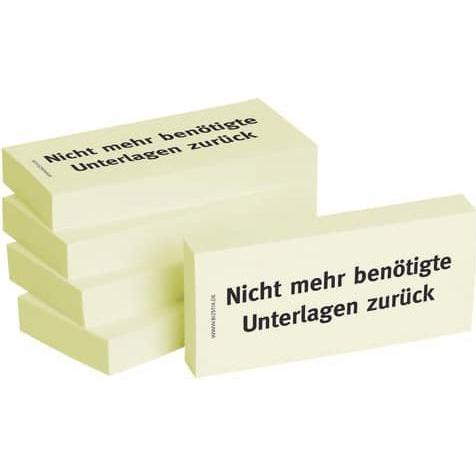 Bizstix, Haftnotiz, Notiz Bedruckt