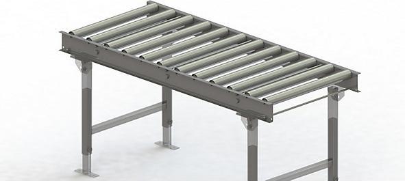 Actual product image Gura Roller conveyor, steel frame with steel rollers galvanized