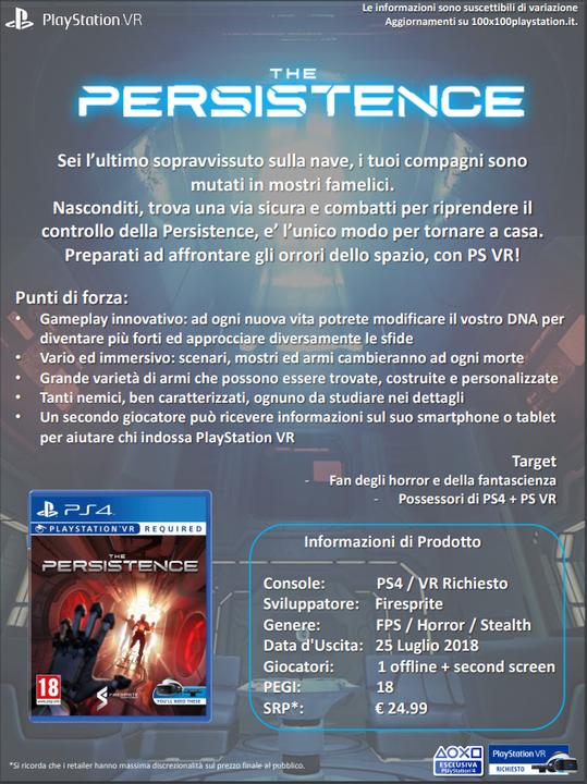 Image du produit Sony La persistance (PS4, EN)