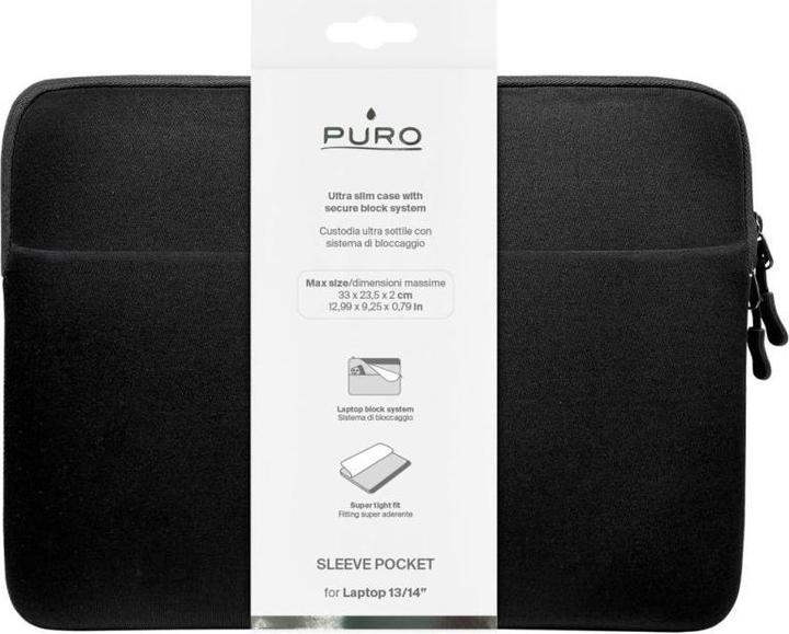 Actual product image Puro Sleeve Pocket bag for PC up to 13Inc (13", Universal)