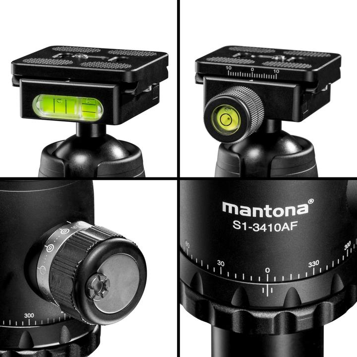 Produktbild mantona Fortress 34 Kugelkopf (S1-3410AF) (Kugelkopf)