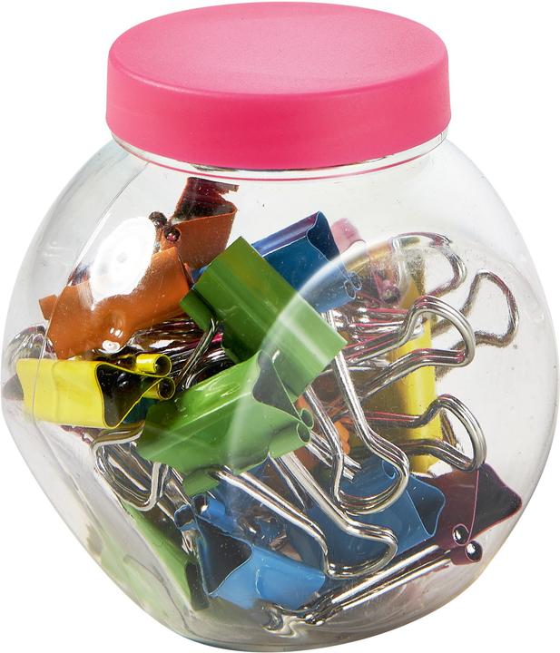 Produktbild Magni Foldbackklammern sort. 25 St., Neon-Farben (25 x)