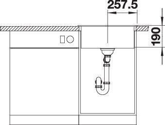 Productafbeelding Blanco Dalago 5 (Aanrecht, 51 cm, 51.50 cm)